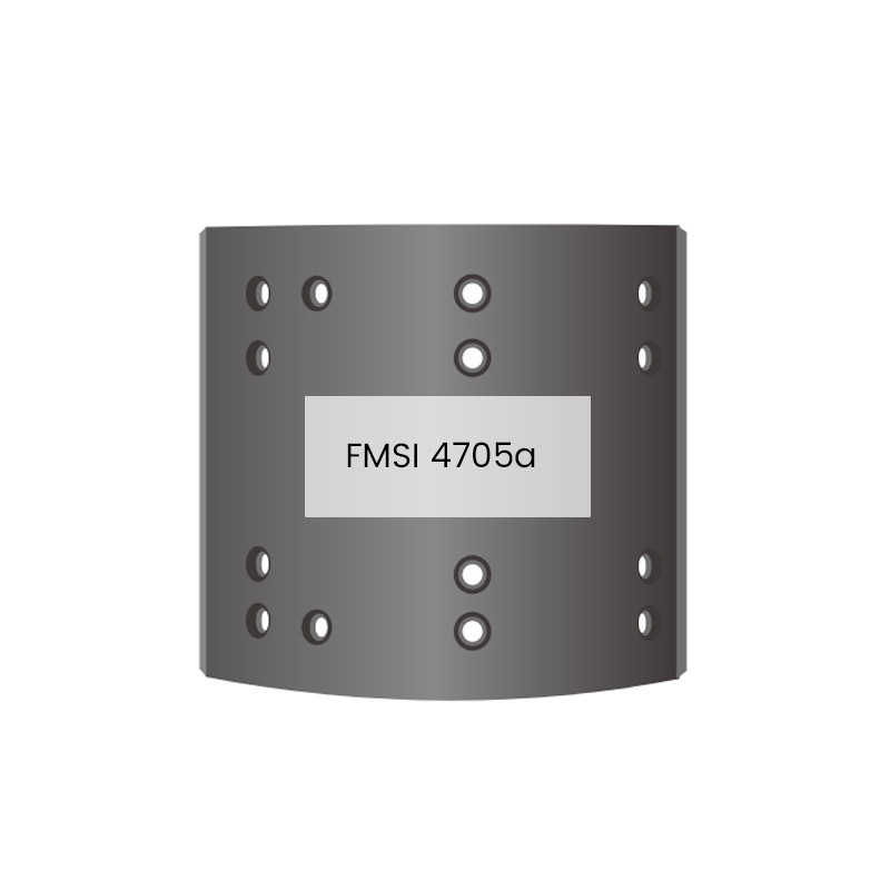 4705a لنت ترمز قطعات سیستم ترمز خودکار 14 سوراخ